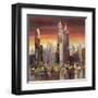 Sera su New York (detail)-Luigi Florio-Framed Giclee Print