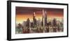 Sera su New York-Luigi Florio-Framed Giclee Print