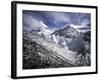 Seracs with Everest Background, Tibet-Michael Brown-Framed Photographic Print