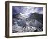 Seracsin Front of Mount Everest-Michael Brown-Framed Premium Photographic Print