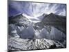 Seracsin Front of Mount Everest-Michael Brown-Mounted Photographic Print