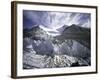 Seracsin Front of Mount Everest-Michael Brown-Framed Photographic Print