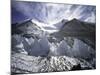 Seracsin Front of Mount Everest-Michael Brown-Mounted Photographic Print
