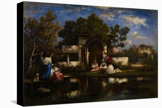 Seraglio, Constantinople, 1865-75-Narcisse Virgile Diaz de la Pena-Stretched Canvas