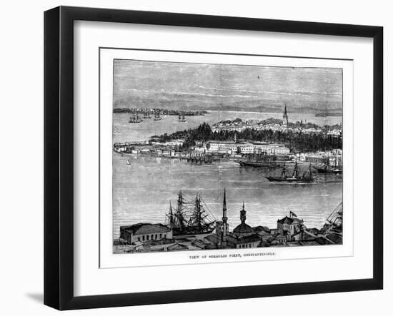 Seraglio Point, Constantinople, Turkey, 19th Century-null-Framed Giclee Print