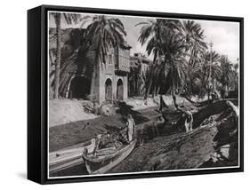 Serai Creek, Basra, Iraq, 1925-A Kerim-Framed Stretched Canvas