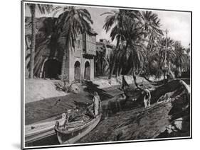 Serai Creek, Basra, Iraq, 1925-A Kerim-Mounted Giclee Print