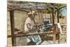 Serape Weaver, Texcoco, Mexico-null-Mounted Premium Giclee Print