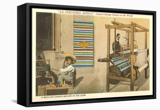Serape Weavers, Mexico-null-Framed Stretched Canvas