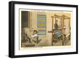 Serape Weavers, Mexico-null-Framed Art Print