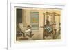 Serape Weavers, Mexico-null-Framed Premium Giclee Print