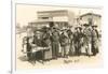 Serape-Wrapped Tourists, Tijuana, Mexico-null-Framed Art Print