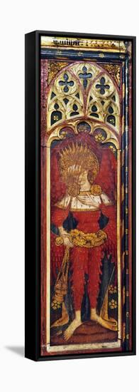 Seraphim, with a Thurible, One of the Nine Orders of Angels, Detail of the Rood Screen, St.…-null-Framed Stretched Canvas