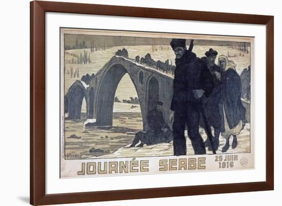 Serbia Day, 25th June 1916-null-Framed Giclee Print