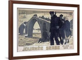 Serbia Day, 25th June 1916-null-Framed Giclee Print