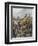 Serbian Army with their King Peter Moving Towards Durazzo-Tancredi Scarpelli-Framed Giclee Print