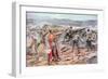 Serbian Artillery in Action Against the Austrians-Arthur C. Michael-Framed Giclee Print