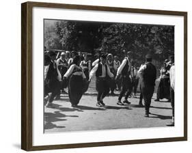 Serbian Folk Dancers-null-Framed Photographic Print