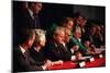 Serbian President Slobodan Milosevic at the Dayton Peace Accords, Dec. 14, 1984-null-Mounted Photo