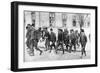 Serbian Reservists at the Beginning of World War I-null-Framed Photographic Print