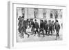 Serbian Reservists at the Beginning of World War I-null-Framed Photographic Print