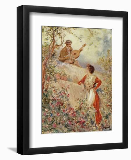 Serenade, Illustration-Pietro Scoppetta-Framed Giclee Print