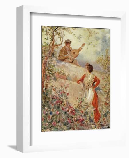 Serenade, Illustration-Pietro Scoppetta-Framed Giclee Print