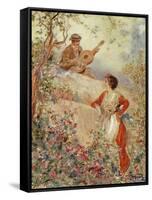 Serenade, Illustration-Pietro Scoppetta-Framed Stretched Canvas