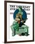 "Serenade" Saturday Evening Post Cover, September 22,1928-Norman Rockwell-Framed Giclee Print