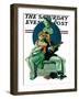 "Serenade" Saturday Evening Post Cover, September 22,1928-Norman Rockwell-Framed Giclee Print