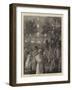 Serenading the Imperial Prince of Germany before the German Embassy-Arthur Boyd Houghton-Framed Giclee Print