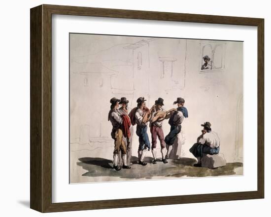 Serenata-Bartolomeo Pinelli-Framed Giclee Print