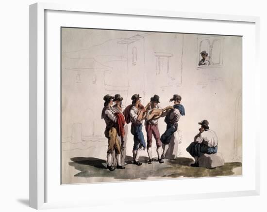 Serenata-Bartolomeo Pinelli-Framed Giclee Print