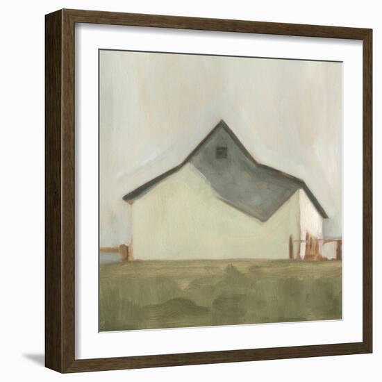 Serene Barn V-Emma Scarvey-Framed Art Print