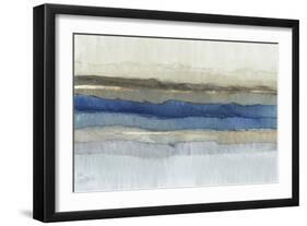 Serene Blue Layers-Allison Pearce-Framed Art Print