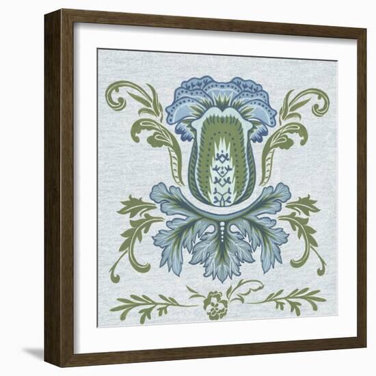 Serene Chintz III-Melissa Wang-Framed Art Print