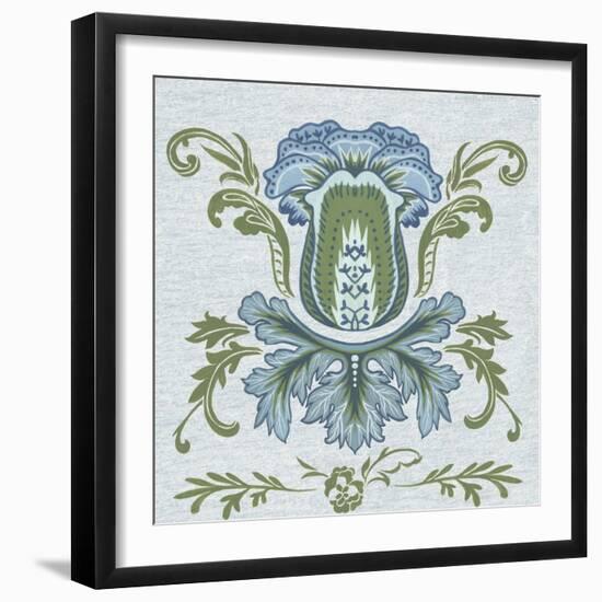 Serene Chintz III-Melissa Wang-Framed Art Print