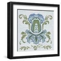 Serene Chintz III-Melissa Wang-Framed Art Print