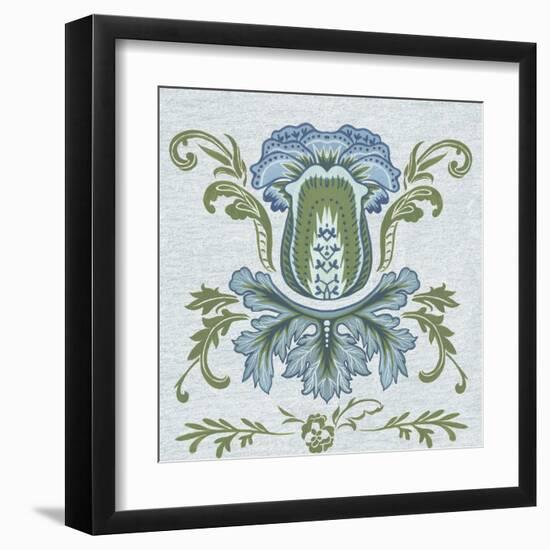 Serene Chintz III-Melissa Wang-Framed Art Print