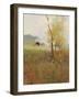 Serene Field-null-Framed Art Print