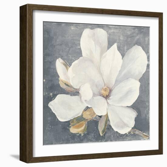 Serene Magnolia Gray-Julia Purinton-Framed Photographic Print