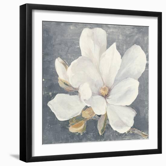 Serene Magnolia Gray-Julia Purinton-Framed Photographic Print