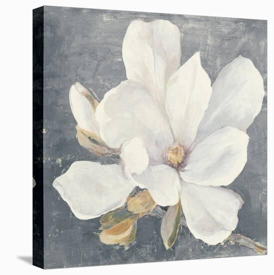 Serene Magnolia Gray-Julia Purinton-Stretched Canvas