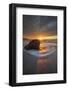 Serene Movement Sunset Seascape, Marshall Beach, San Francisco-Vincent James-Framed Photographic Print