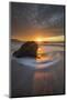 Serene Movement Sunset Seascape, Marshall Beach, San Francisco-Vincent James-Mounted Photographic Print