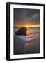 Serene Movement Sunset Seascape, Marshall Beach, San Francisco-Vincent James-Framed Photographic Print