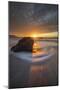 Serene Movement Sunset Seascape, Marshall Beach, San Francisco-Vincent James-Mounted Photographic Print