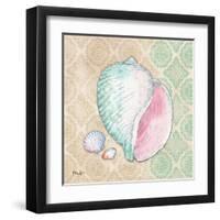 Serene Seashells II-Paul Brent-Framed Art Print