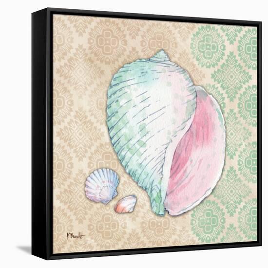 Serene Seashells II-Paul Brent-Framed Stretched Canvas