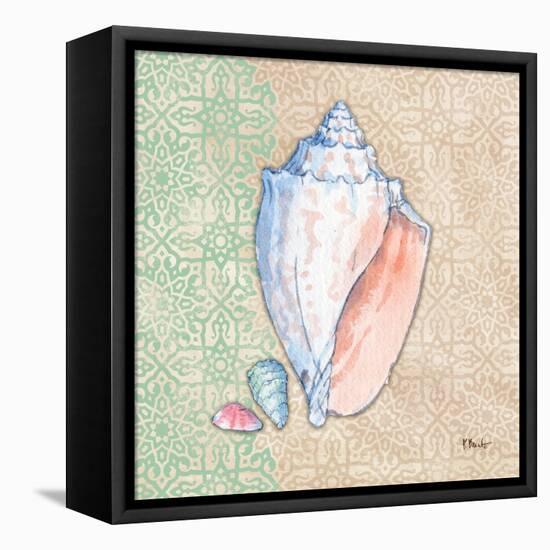 Serene Seashells III-Paul Brent-Framed Stretched Canvas